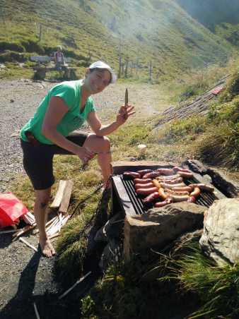 Enlarged view: grill with sausages and Paola